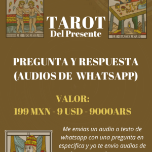 Tarot Pregunta y Respuesta por Telegram